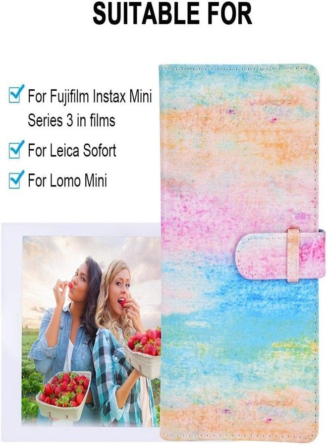 Zenko 128 Pockets Photo Album Compatible with Fujifilm Instax Mini 12 11 9 8 90 25, Polaroid Snap PIC-300, Kodak 3-Inch Film & Magnetic Photo Frames (Rainbow) - Image 2
